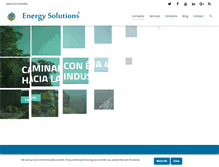 Tablet Screenshot of energy-solutions.es